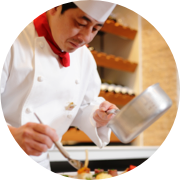 写真:料理人