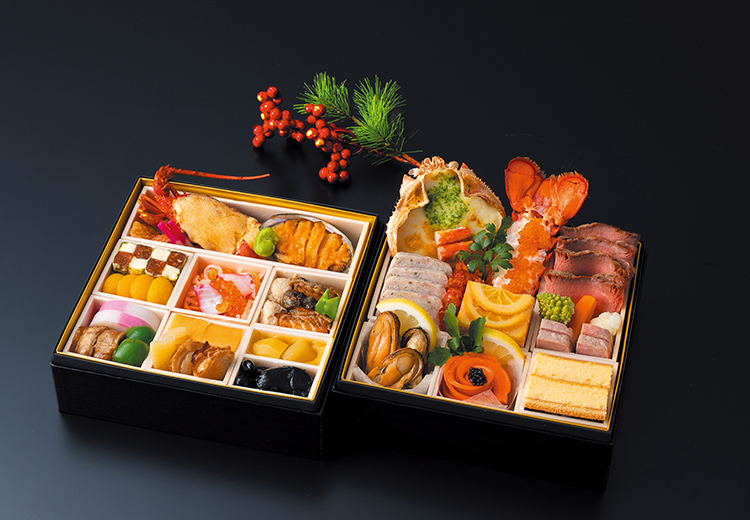 おせち料理二段重