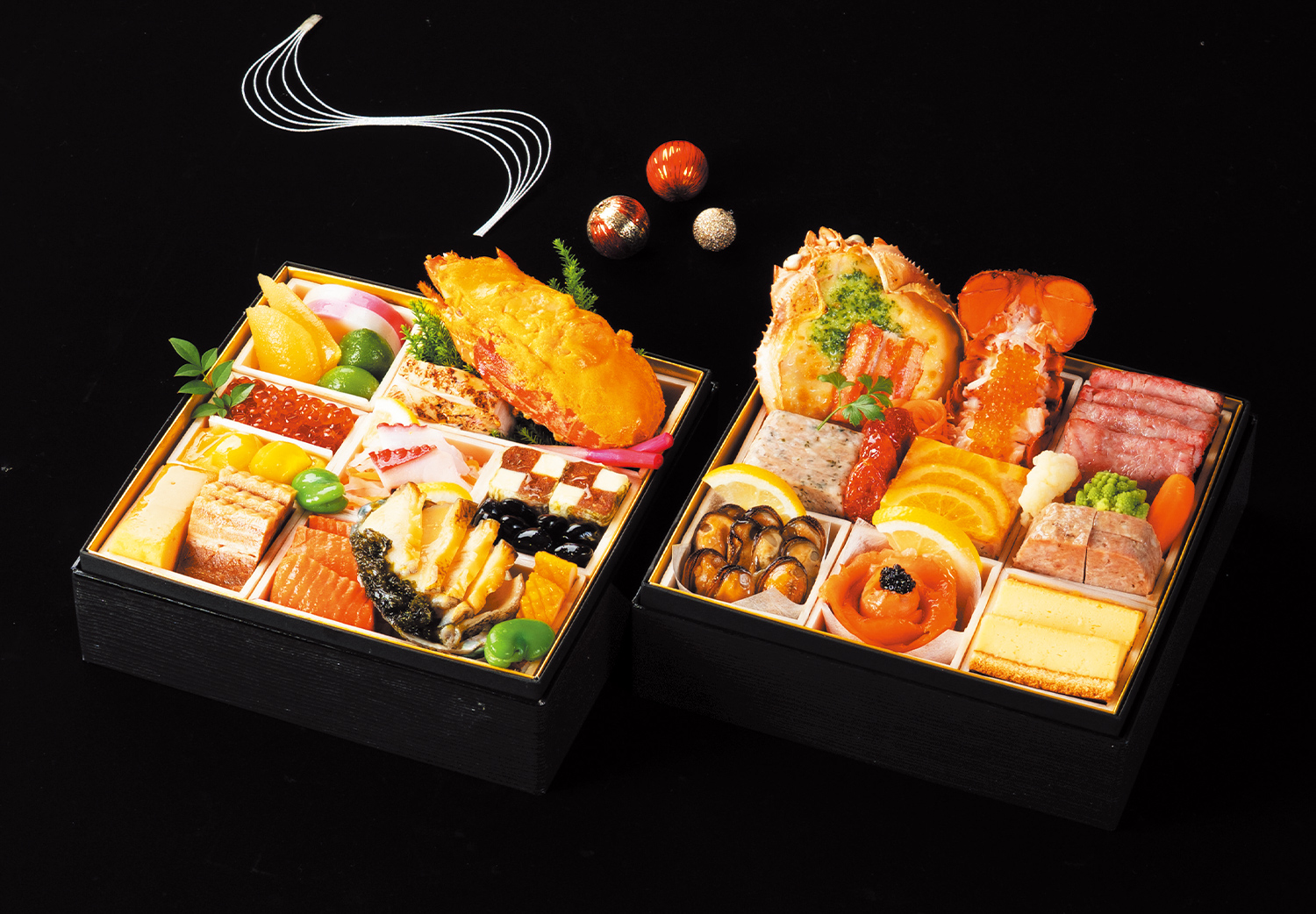 おせち料理二段重